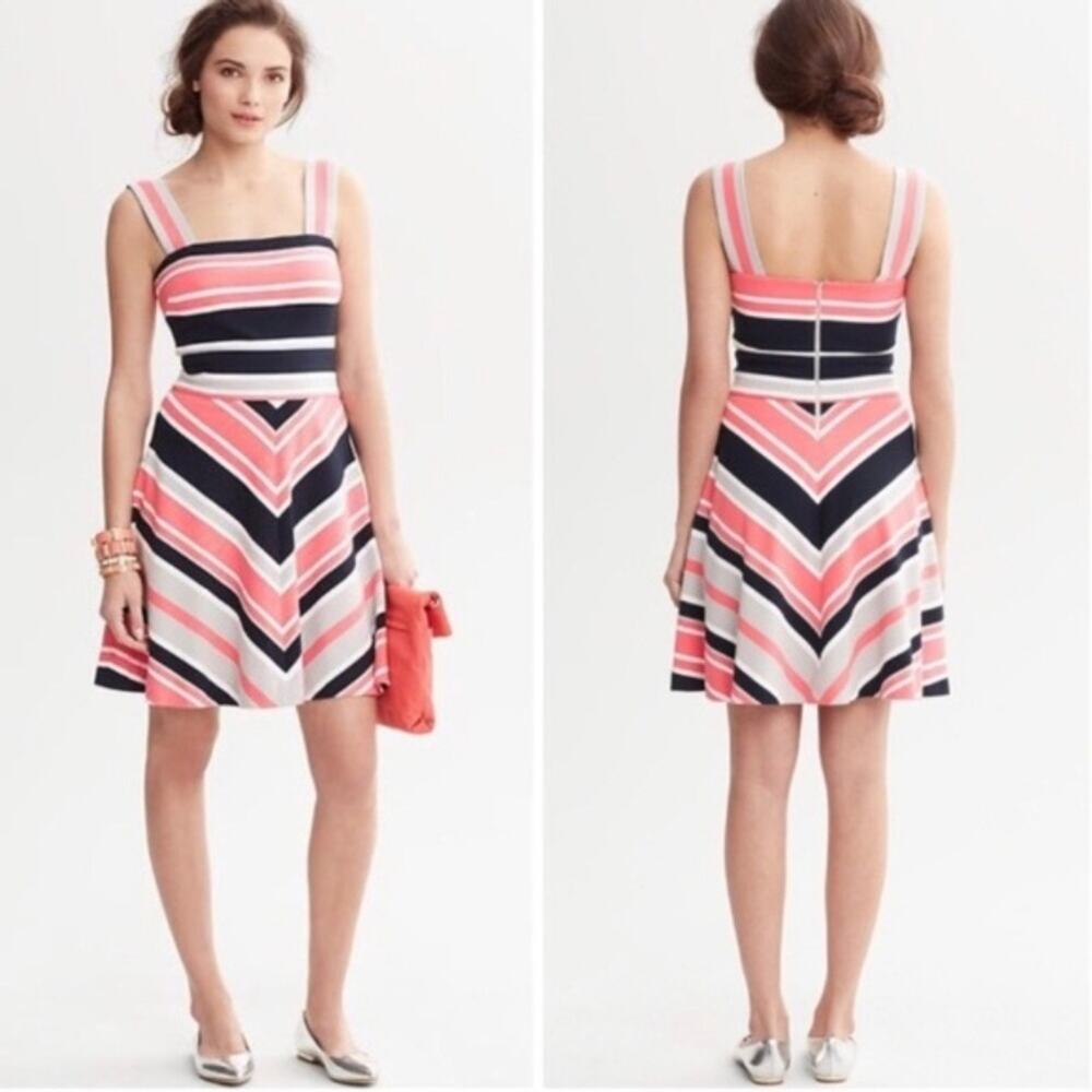 Banana Republic Milly Striped Fit and Flare Dress Size 0